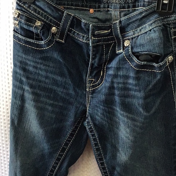 Miss Me Blue Boot Cut Jeans - Picture 3 of 8